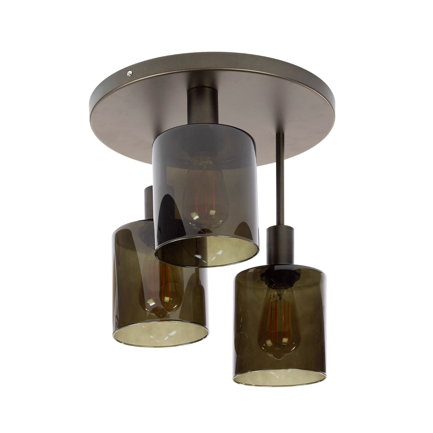 Sepiora getrapte plafondlamp – warme bronze uitstraling voor elke ruimte