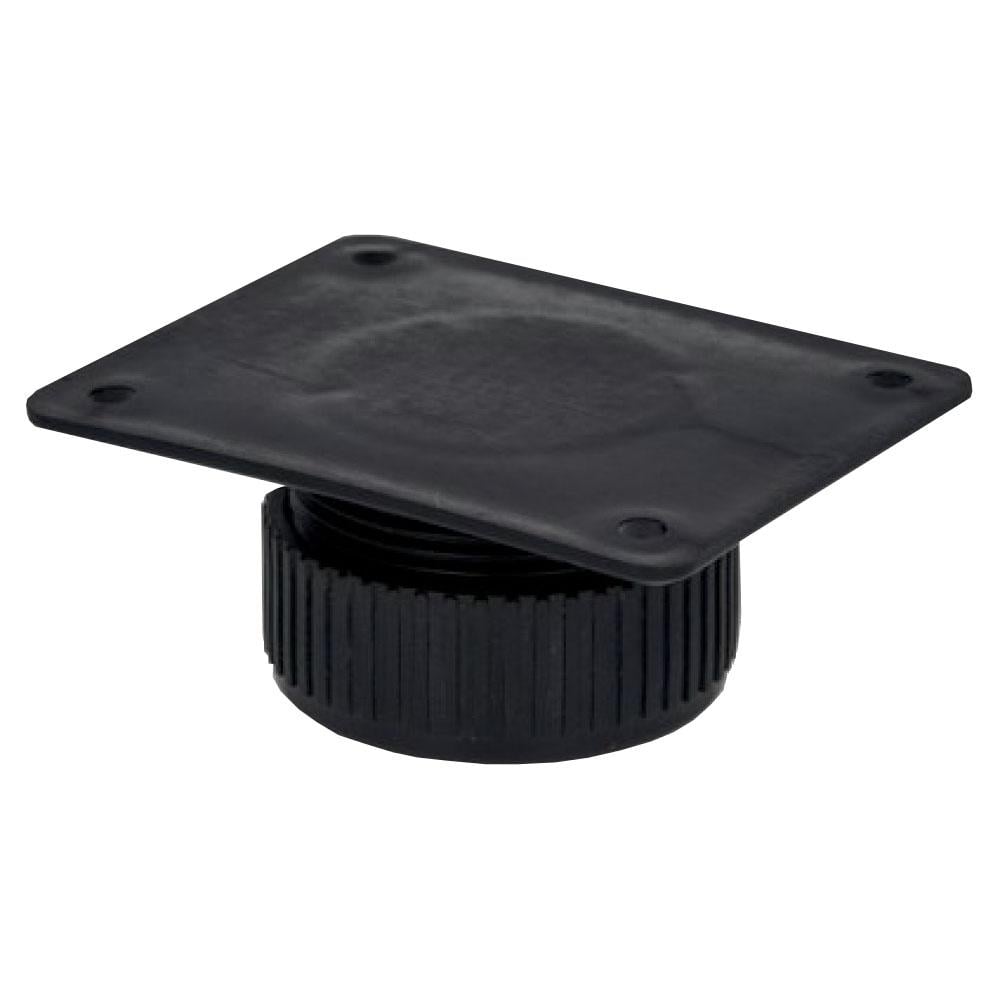 Set verstelbare kunststof glijders zwart – 4 stuks, Ø 5 cm, tot 3,5 cm hoogte