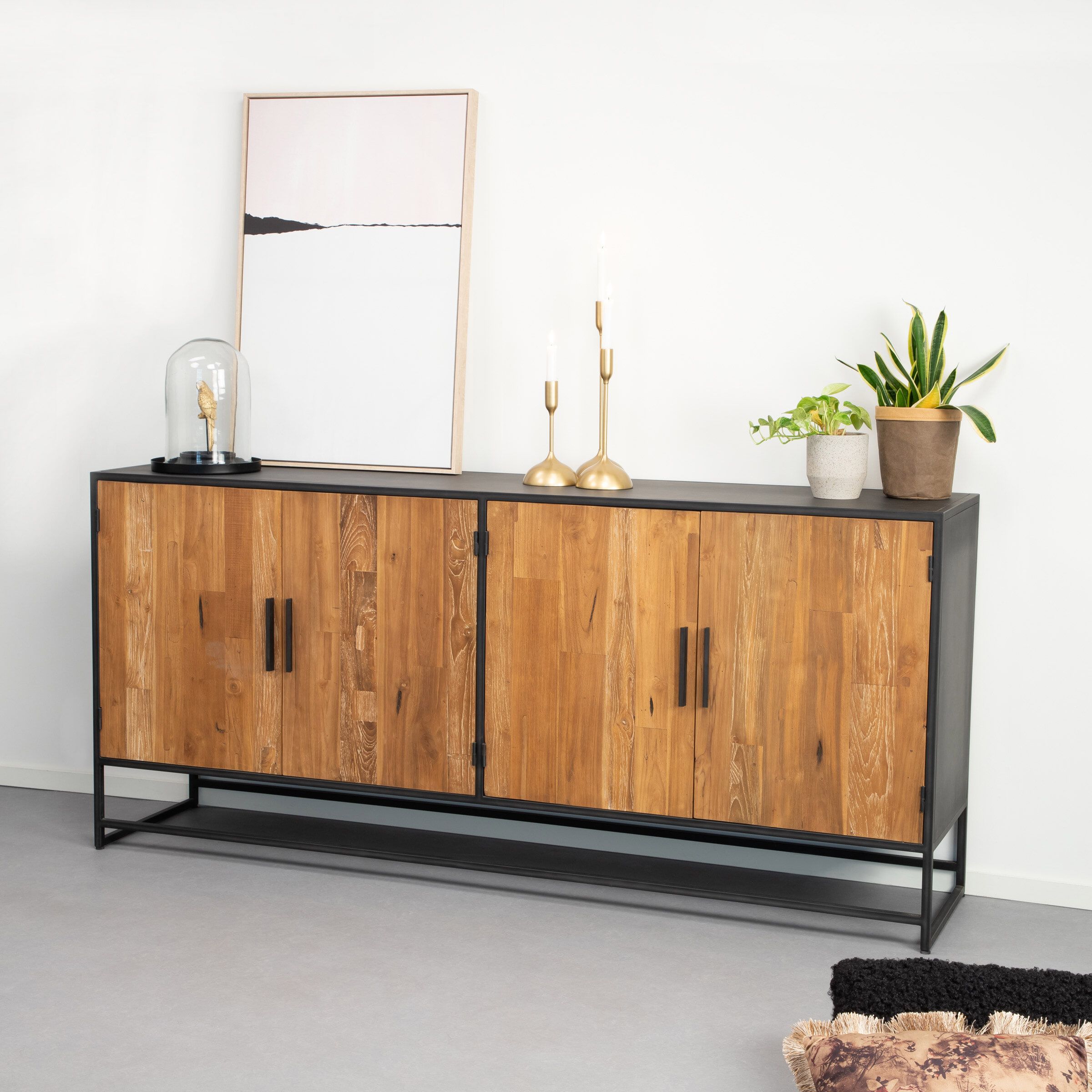 Sohome Dressoir Manilla Teak – Stijlvolle opbergruimte in warm bruin