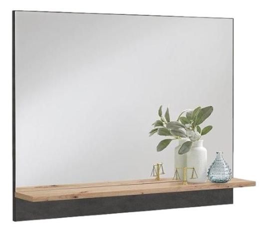 Spiegel Bristol 63×80 cm – Elegante eikenlook met duurzaam karakter