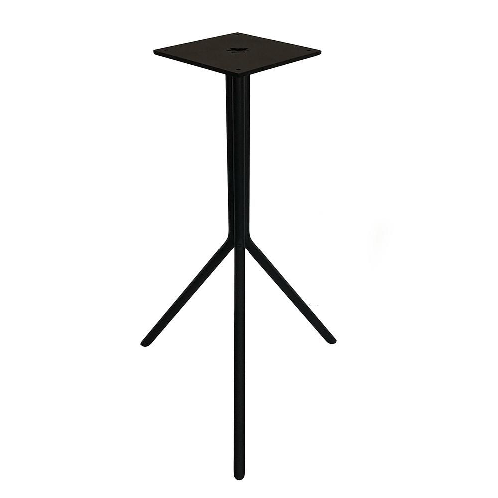 Staalzwarte ronde salonpoten 36 cm – stevige basis voor elke meubel