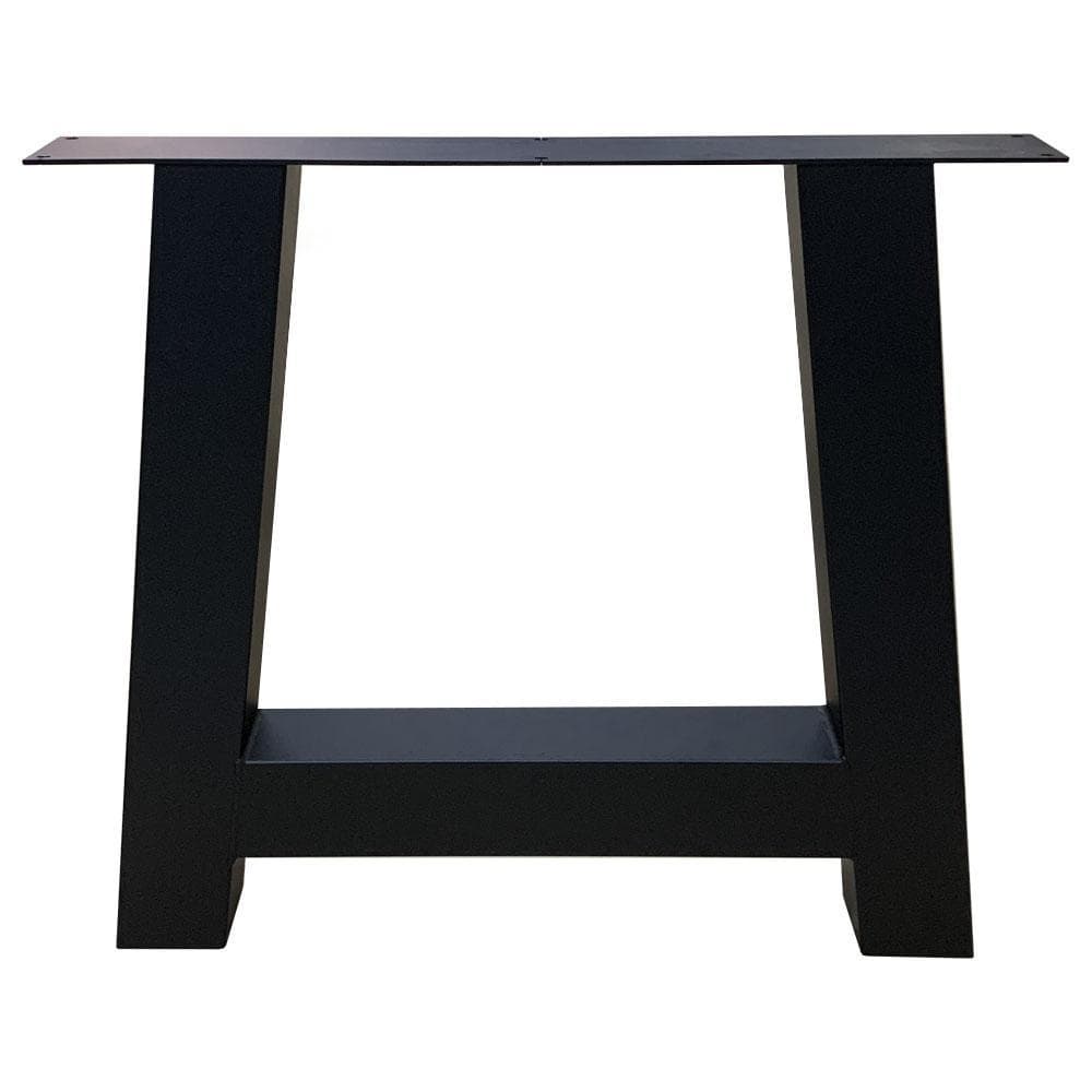 Stalen A Tafelpoot Zwart – 72 cm Hoog, 10 × 10 cm – Ideaal voor Buiten