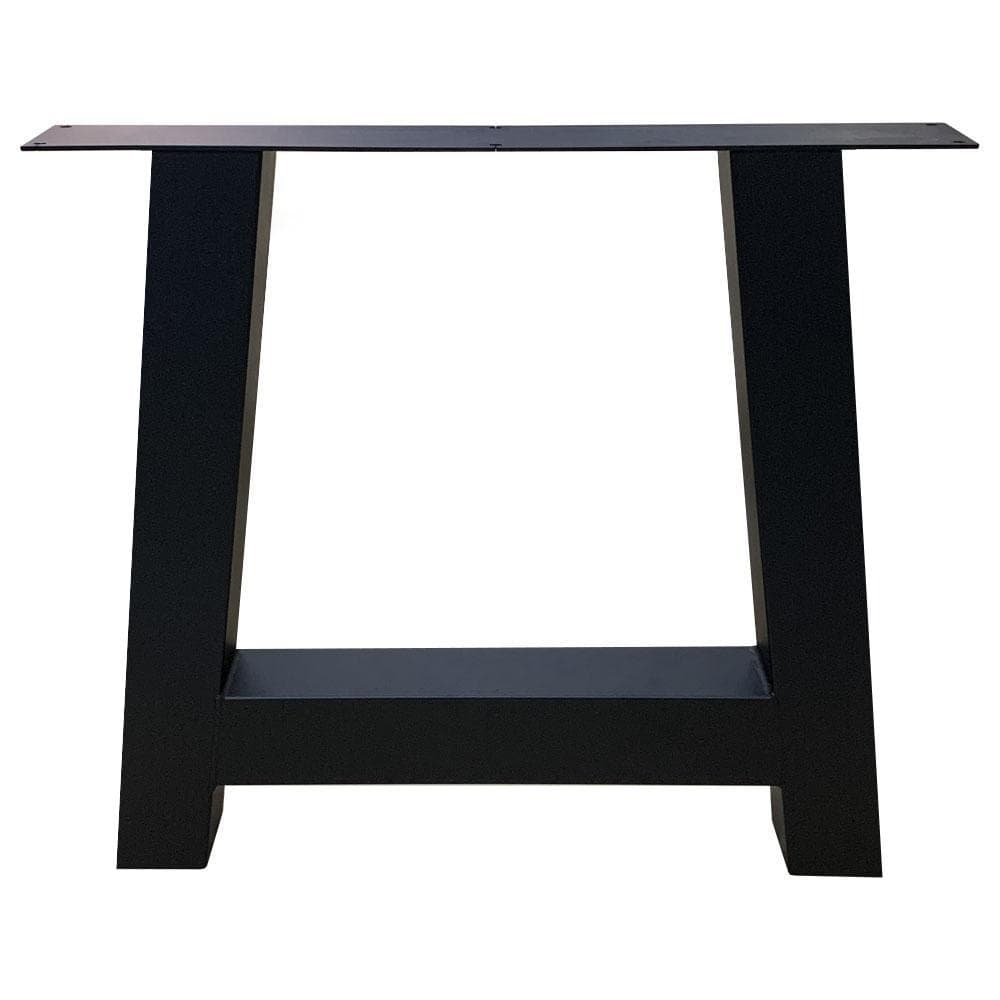 Stalen A-tafeltop 75 × 8 cm – Zwarte, robuuste meubelpoten van Furniture Legs Europe