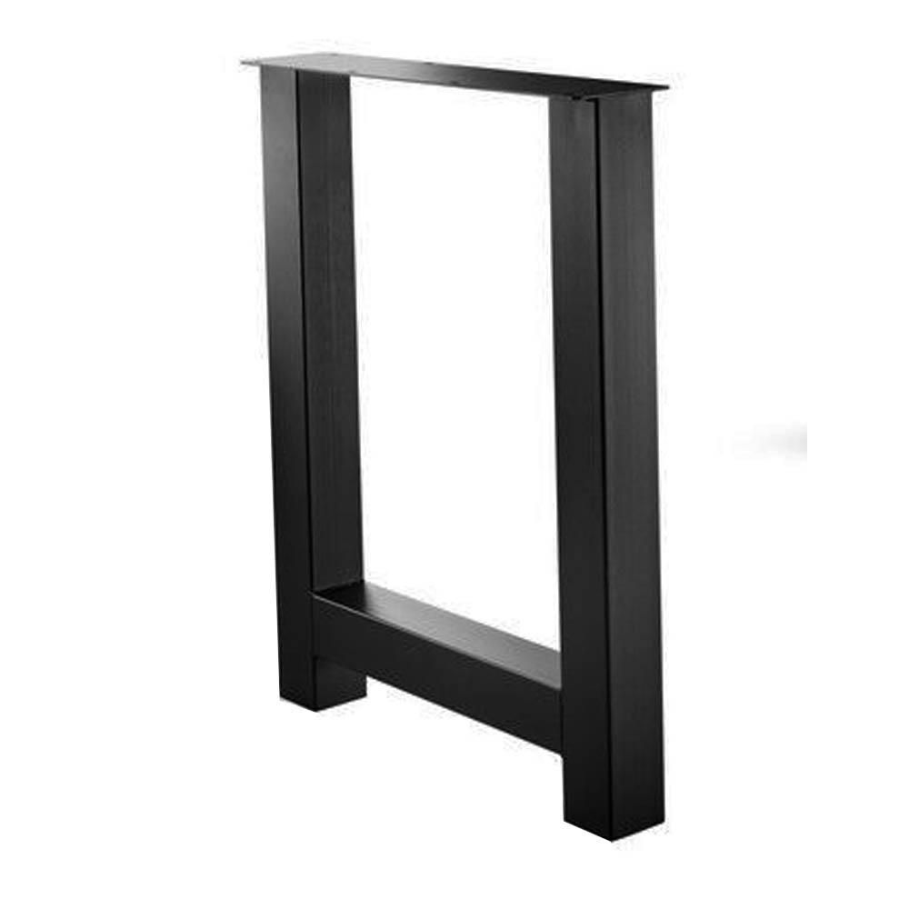 Stalen H‑Tafelpoot Zwart – Robuuste Basis voor Moderne Tafels