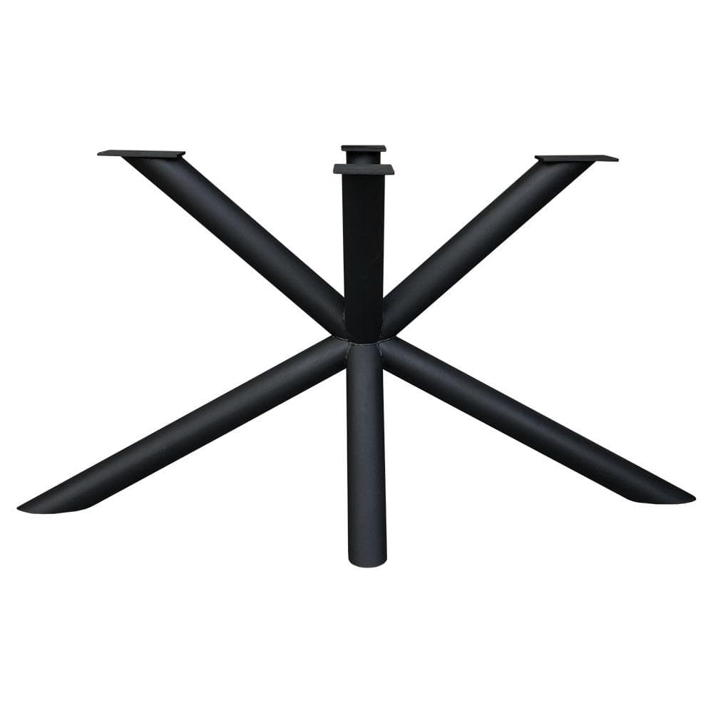 Stalen matrix spinpoot – Zwart, 150 cm × 74 cm, hoogte 73 cm