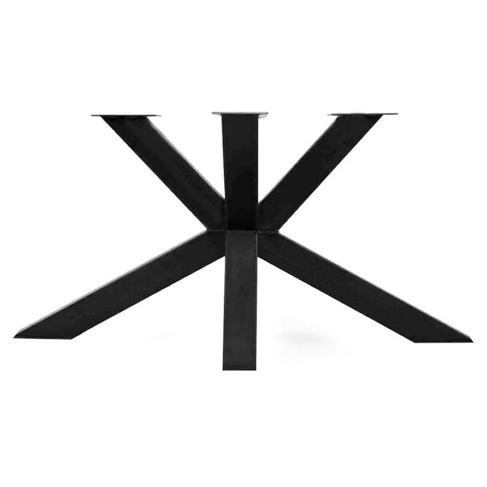 Stalen matrix spinpoot – zwarte basis voor een stevige, stijlvolle meubel (140 × 80 cm, 72 cm hoog)