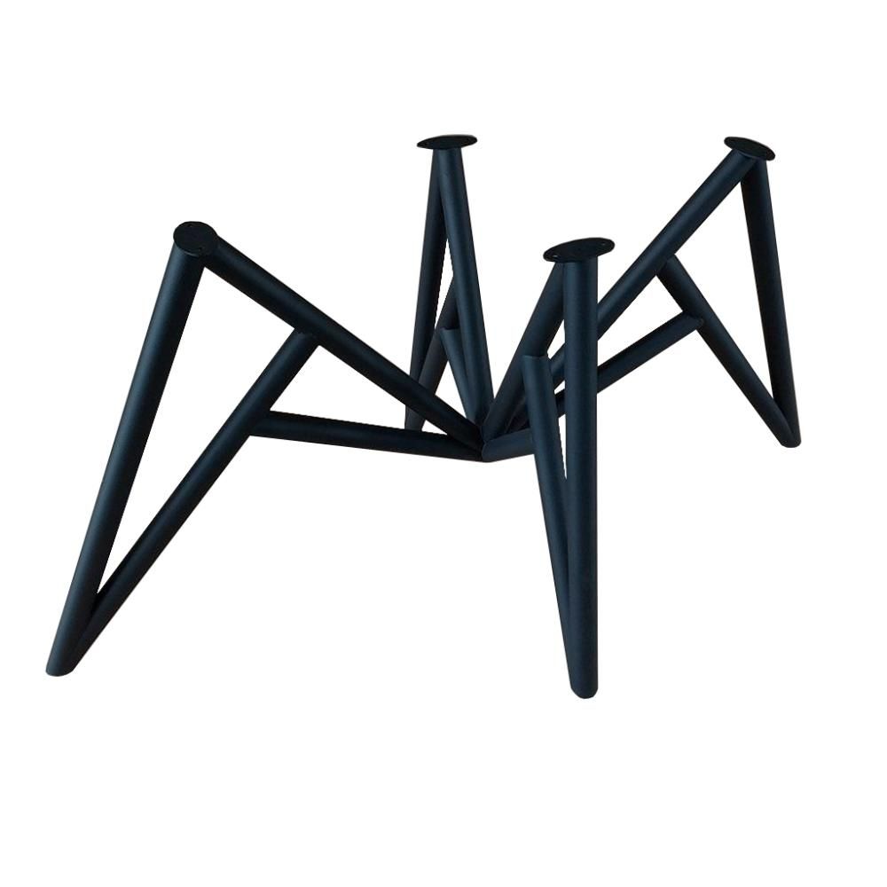 Stalen Matrix Zwart Spinpot – Robuuste 160 cm x 77 cm meubelpoten met 4,2 cm buisdiameter