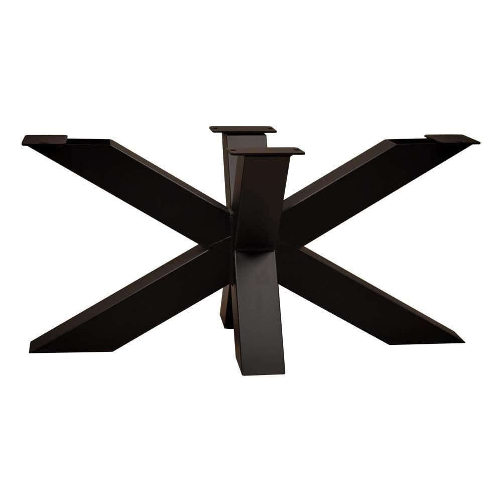 Stalen Matrix Zwarte Spinpoot – 85×38 cm, Hoogte 37 cm