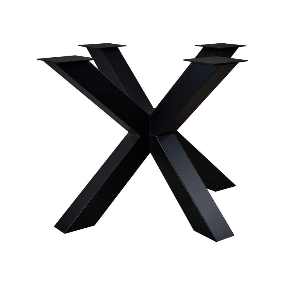 Stalen Matrix Zwarte Spinpoot – Robuuste Meubelpoten van Furniture Legs Europe