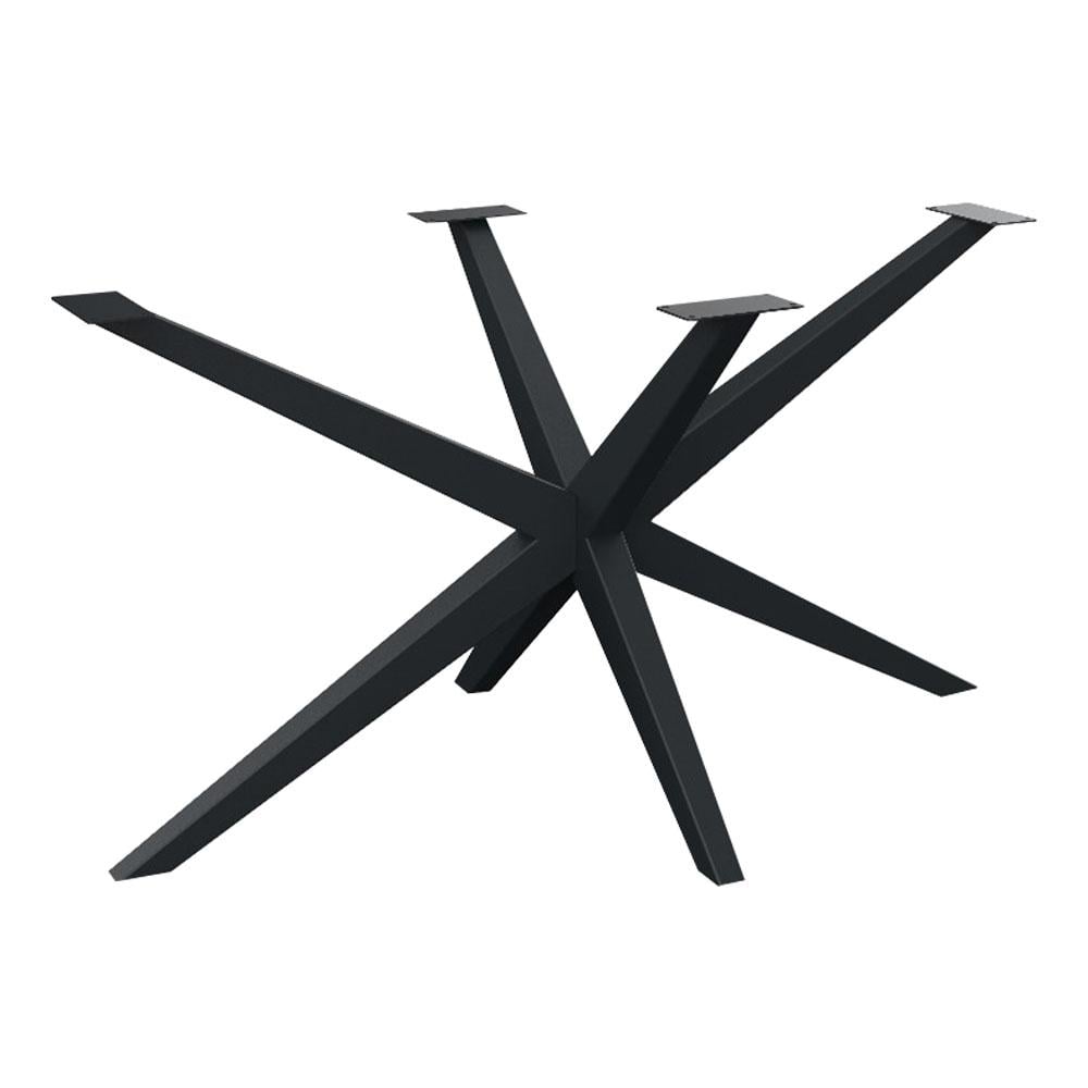 Stalen matrix zwarte spinpoot – robuuste stijlvolle basis van Furniture Legs Europe