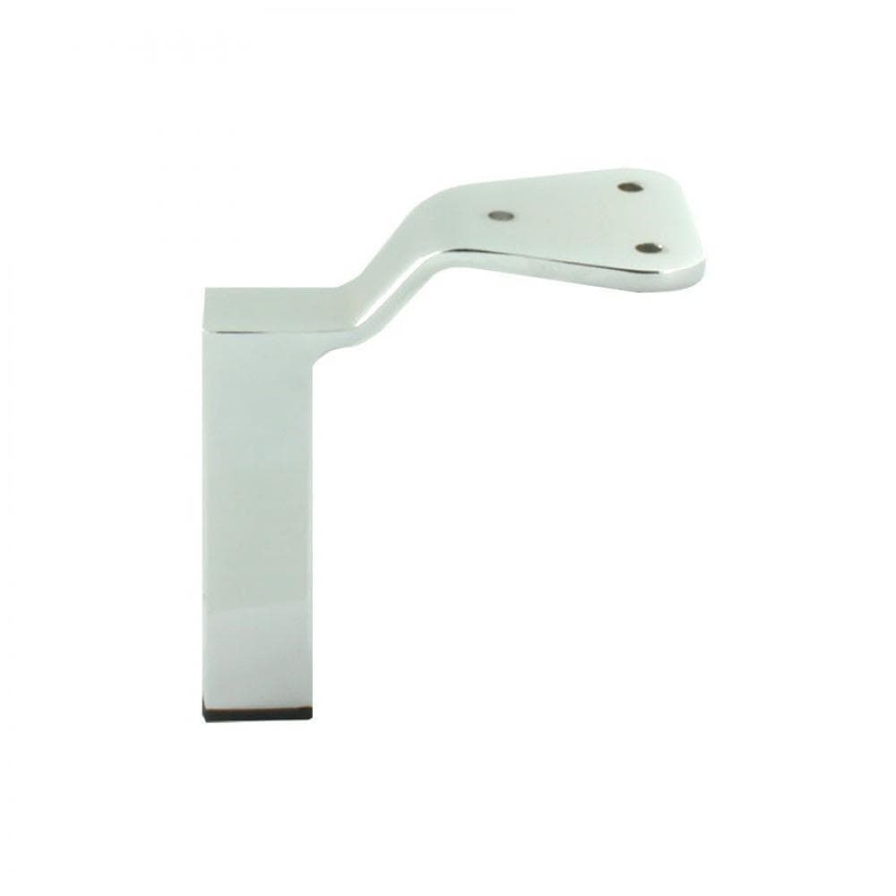 Stalen meubelpoot chroom 3×3 cm – 14 cm hoog van Furniture Legs Europe