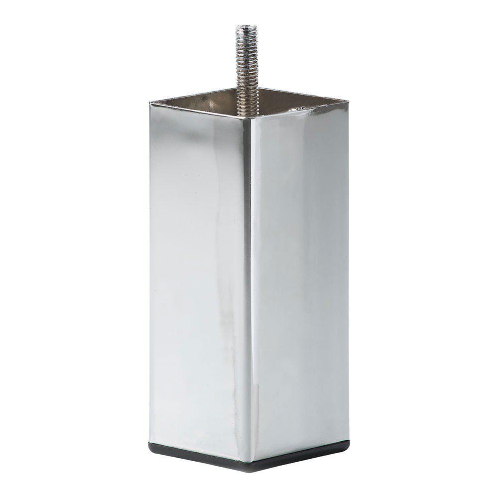 Stalen meubelpoot chroom 5×5 cm – Moderne stevigheid voor elke ruimte