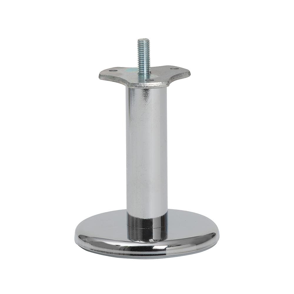 Stalen meubelpoot chroom Ø 2,5 cm – 10 cm hoog (M8) – Furniture Legs Europe