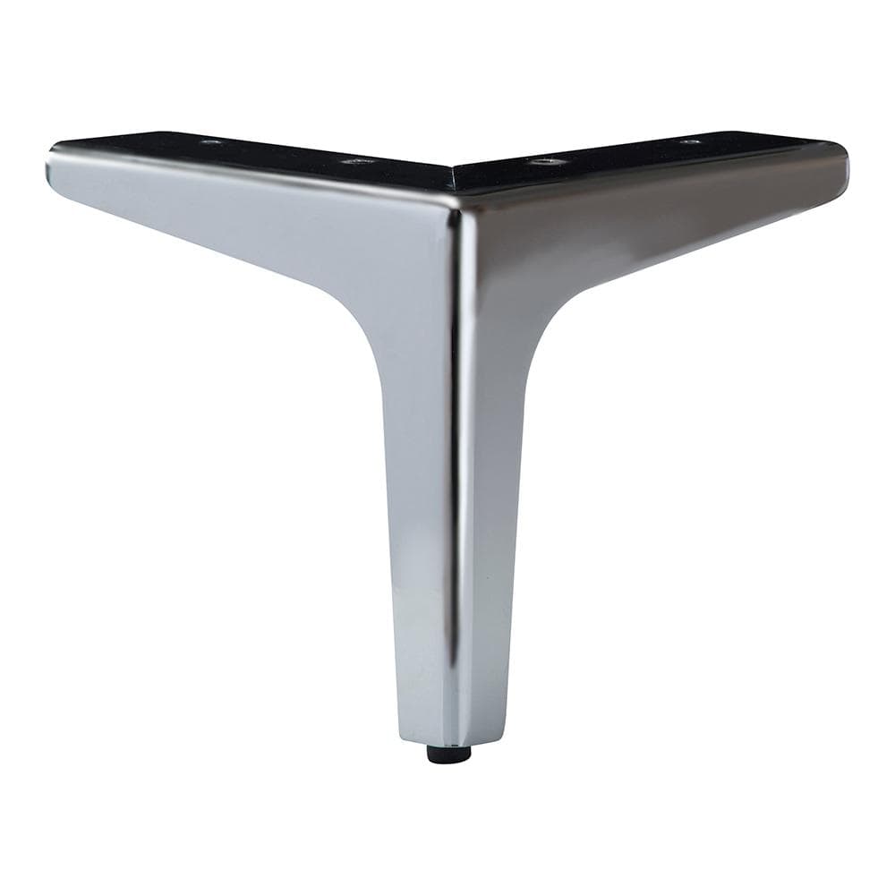 Stalen meubelpoot in RVS‑look – Modern en robuust voor elke hoek