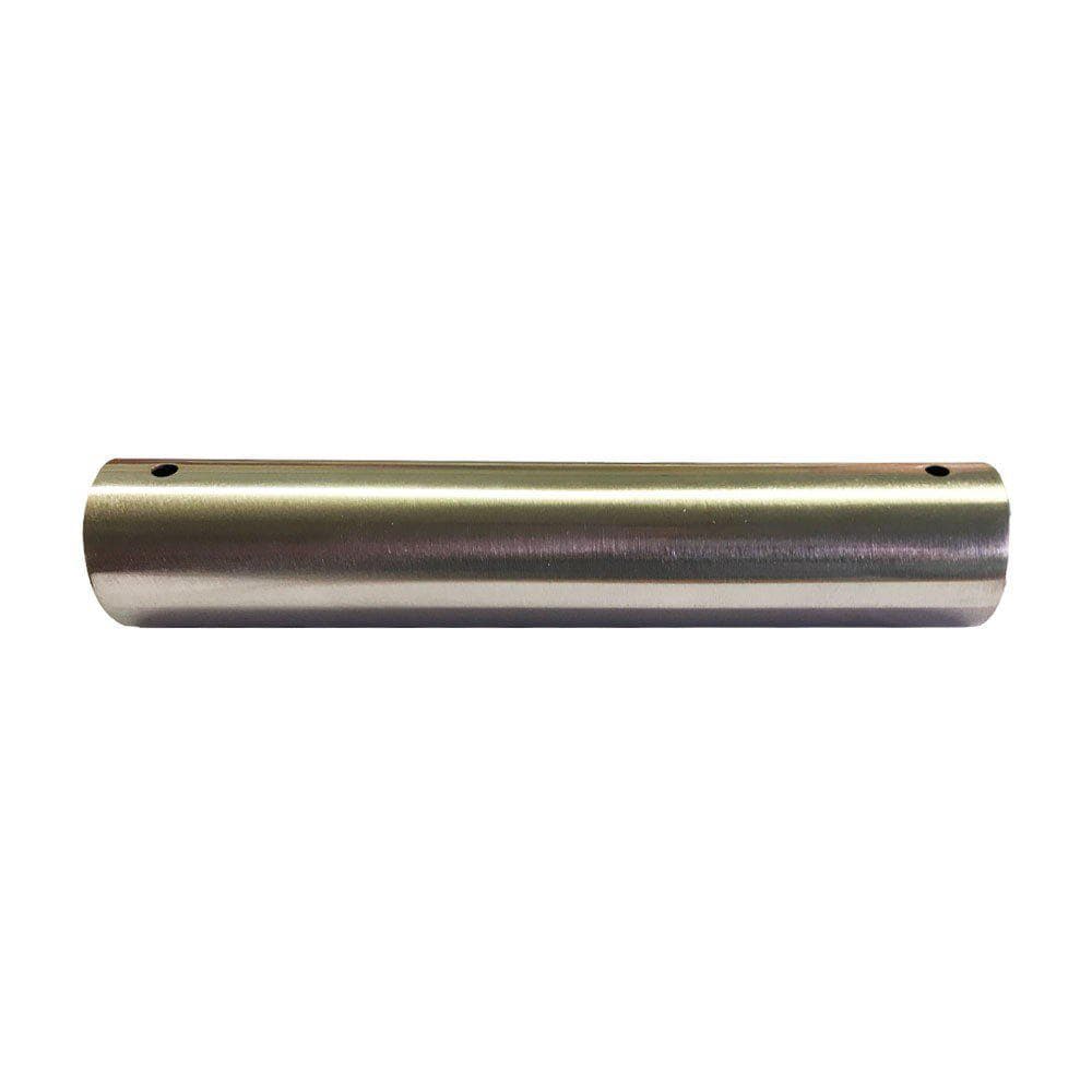 Stalen meubelpoot in RVS‑look – ronde 22 × 4 cm, hoogte 4 cm | Furniture Legs Europe
