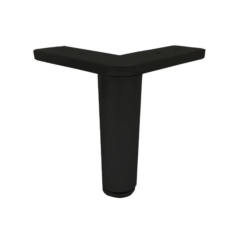 Stalen meubelpoot zwart – robuuste ronde basis voor elk interieur