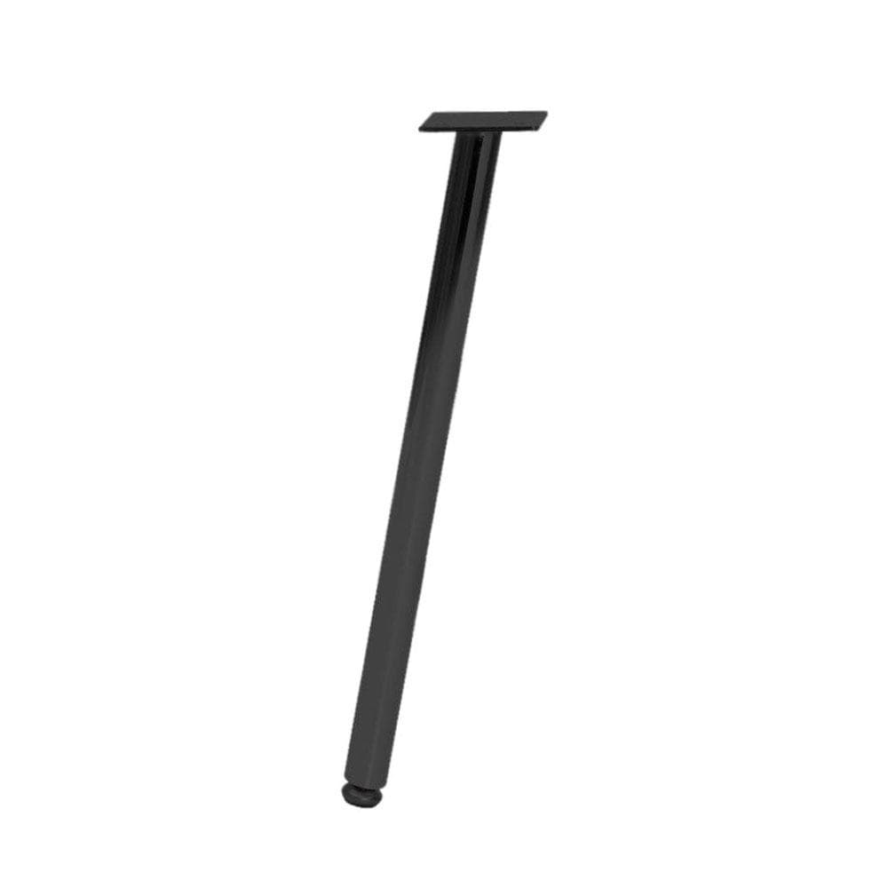 Stalen Schuine Meubelpot Zwart – 42 cm – Furniture Legs Europe