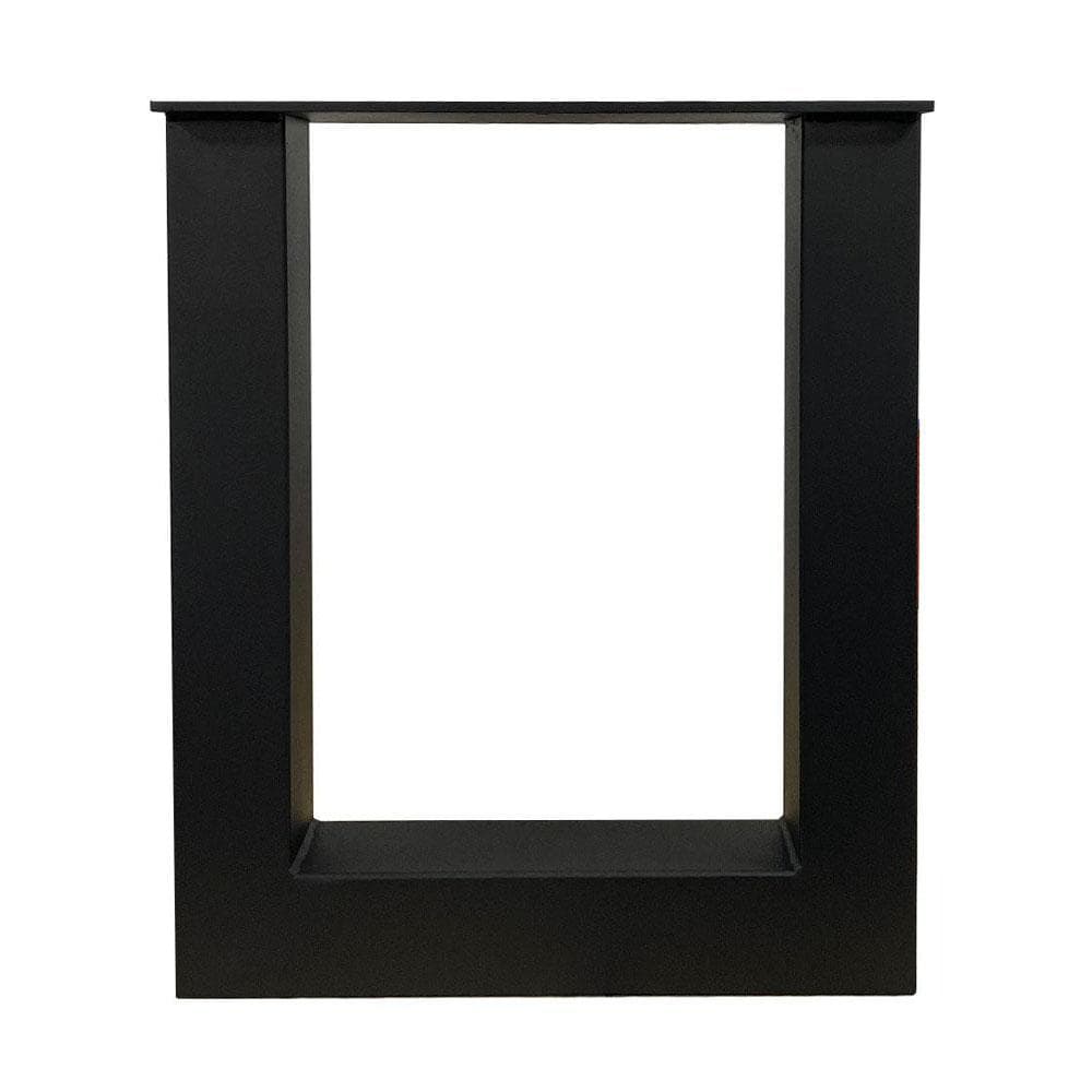 Stalen U‑tafelpoot in Zwart – Set van 2, 42 cm hoog
