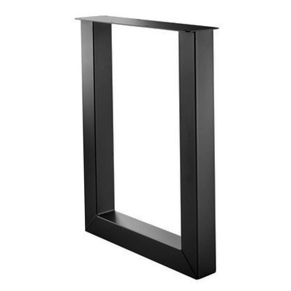Stalen U‑tafelpoot zwart – Minimalistische robuustheid voor jouw interieur