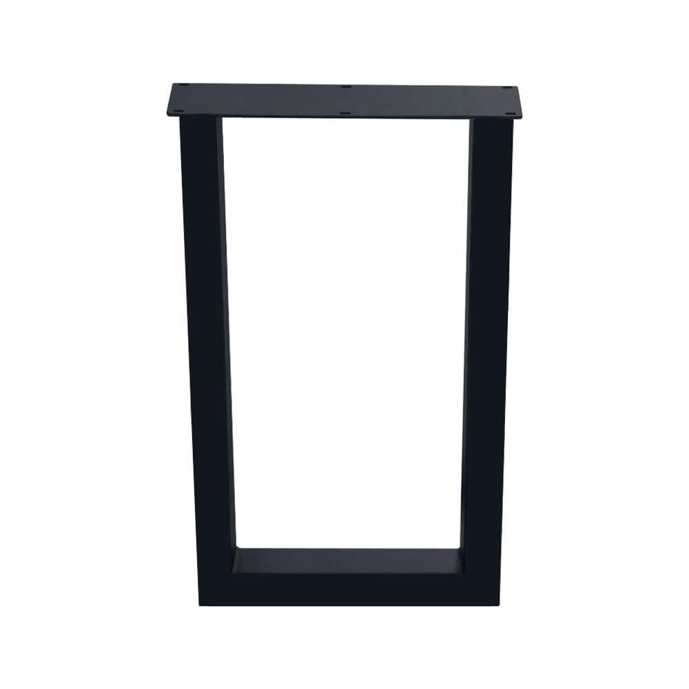 Stalen U‑tafepoot 110 cm – Zwart, strak en functioneel