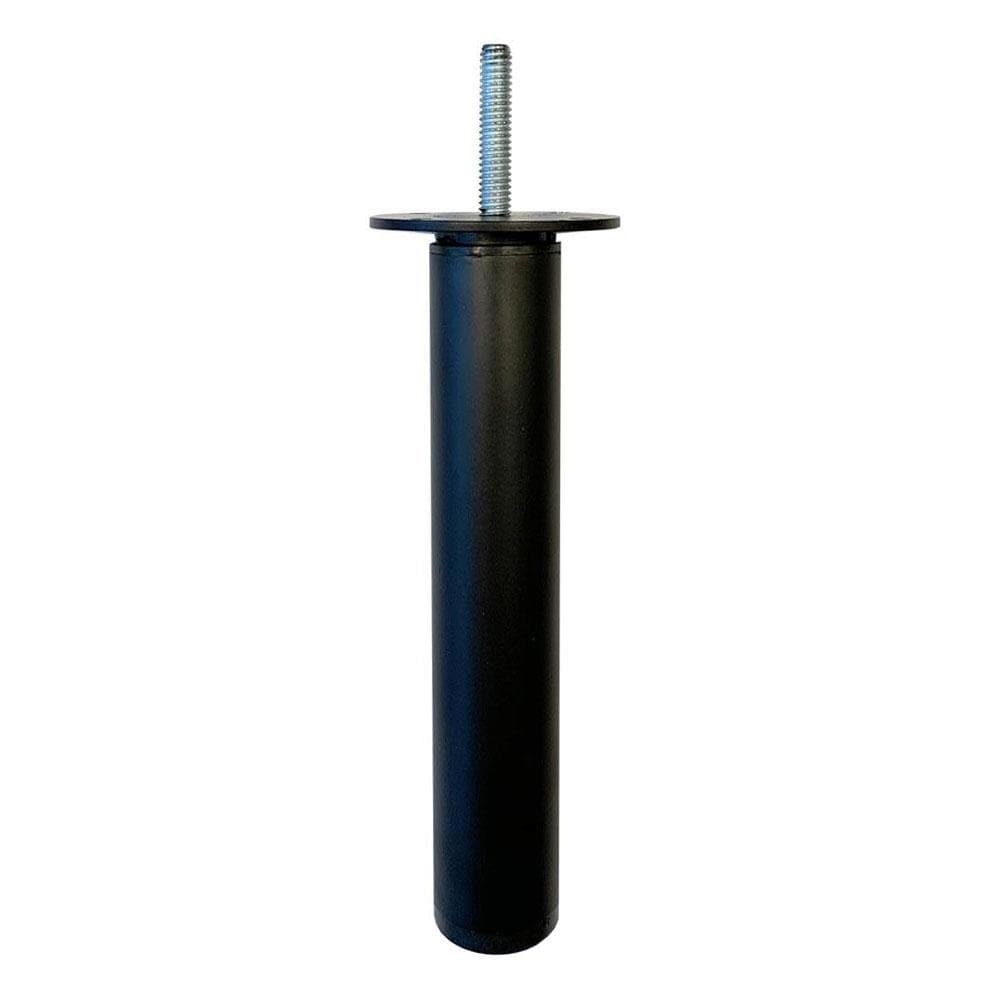 Stalen Verstelbare Meubelpoot Zwart – Ø 3 cm, Hoogte 22 cm (M8)