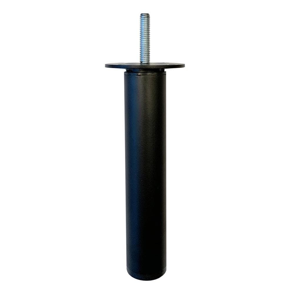 Stalen Verstelbare Meubelpotten – Zwart, Rond Ø 3 cm, Hoogte 17,5 cm (M8)