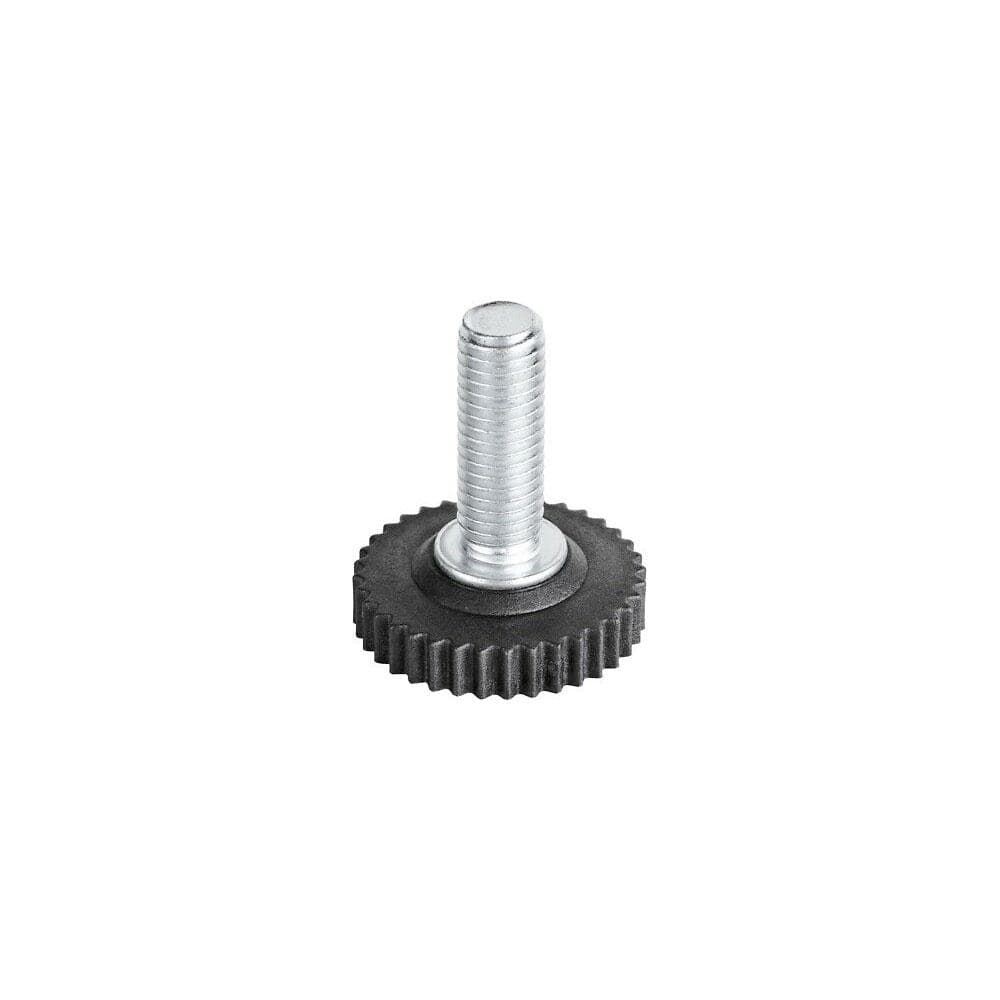 Stelvoet Zwart Rond Ø 3 cm – Stevige Kunststof M10 (Furniture Legs Europe)