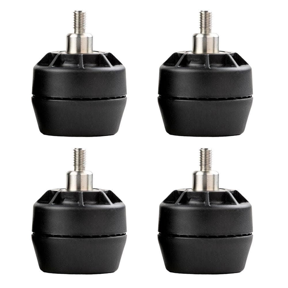 Stelvoet Zwart Rond Ø 4 cm – 4 Stuks van Furniture Legs Europe