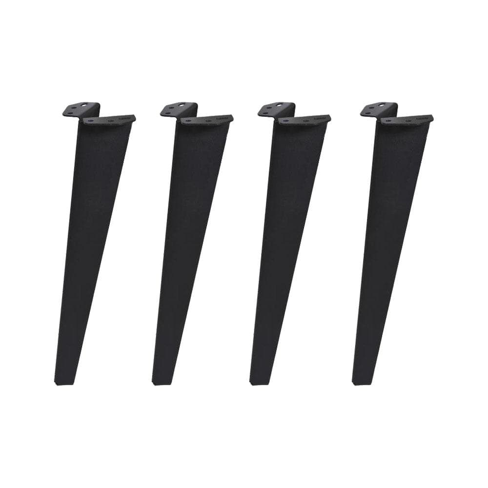 Stevige Zwarte Stalen Meubelpoten – Set van 4 van Furniture Legs Europe