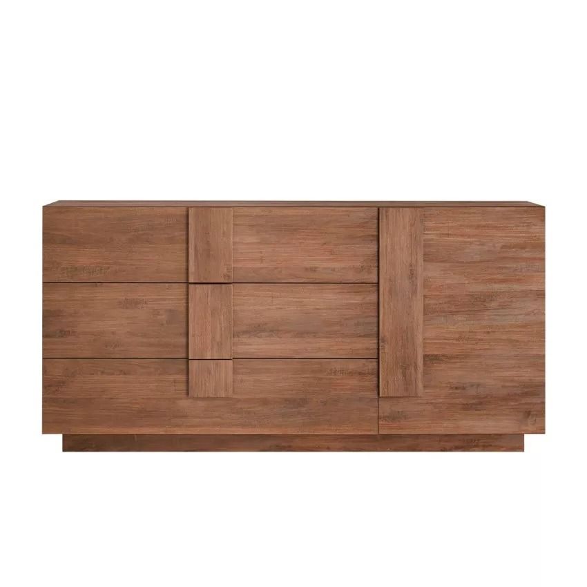 Stijlvol Dressoir Jupiter – 181 cm, mercure eiken, 1 deur & 3 lades