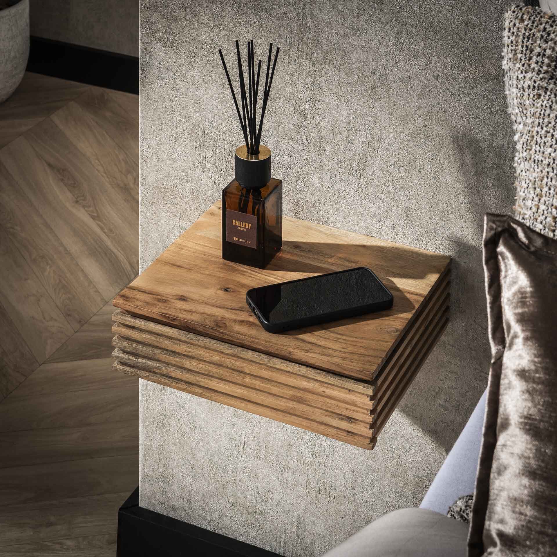Stijlvol en functioneel: LifestyleFurn Zwevend Nachtkastje Tamia – Set van 2