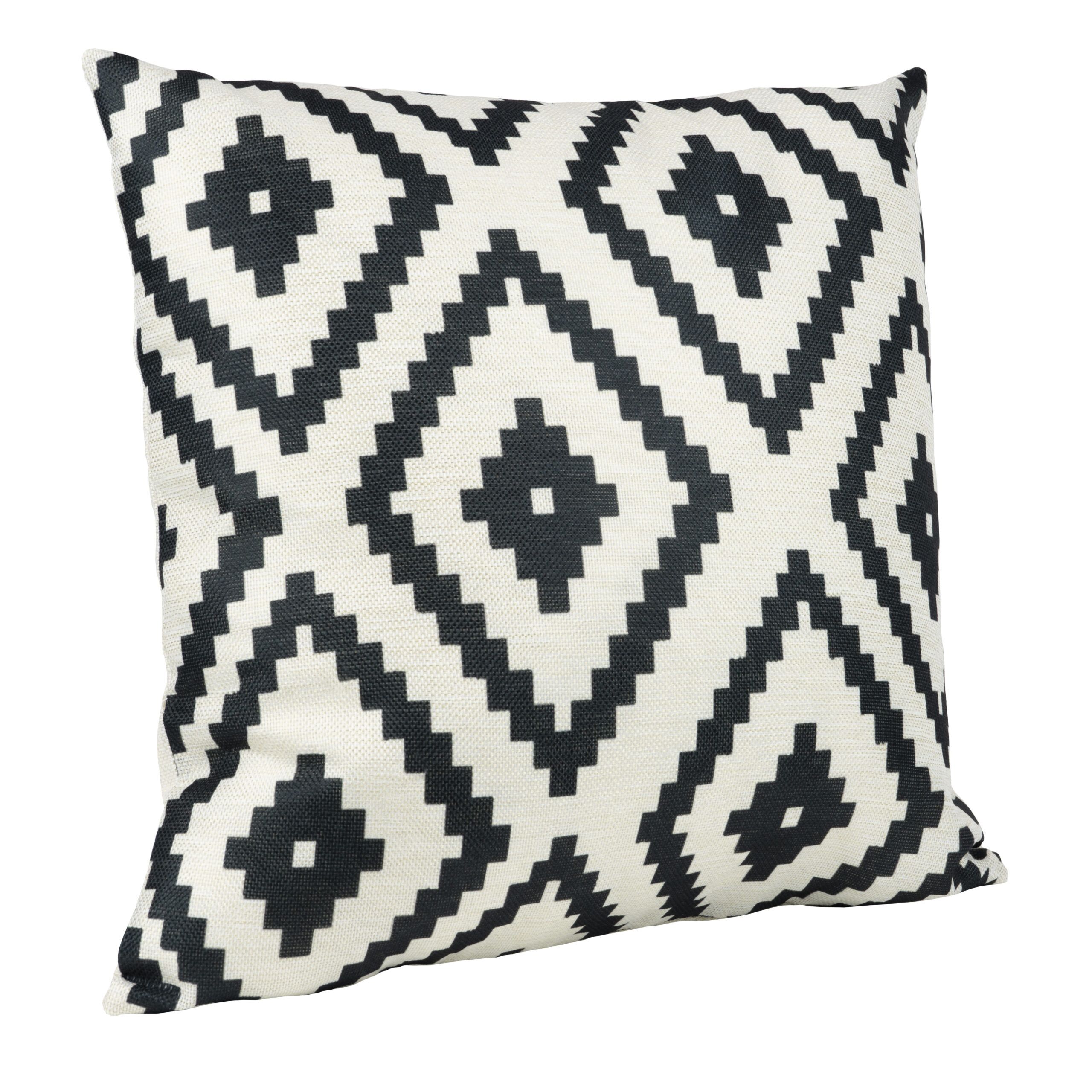 Stijlvol geruite sierkussen 45 × 45 cm – QUVIO