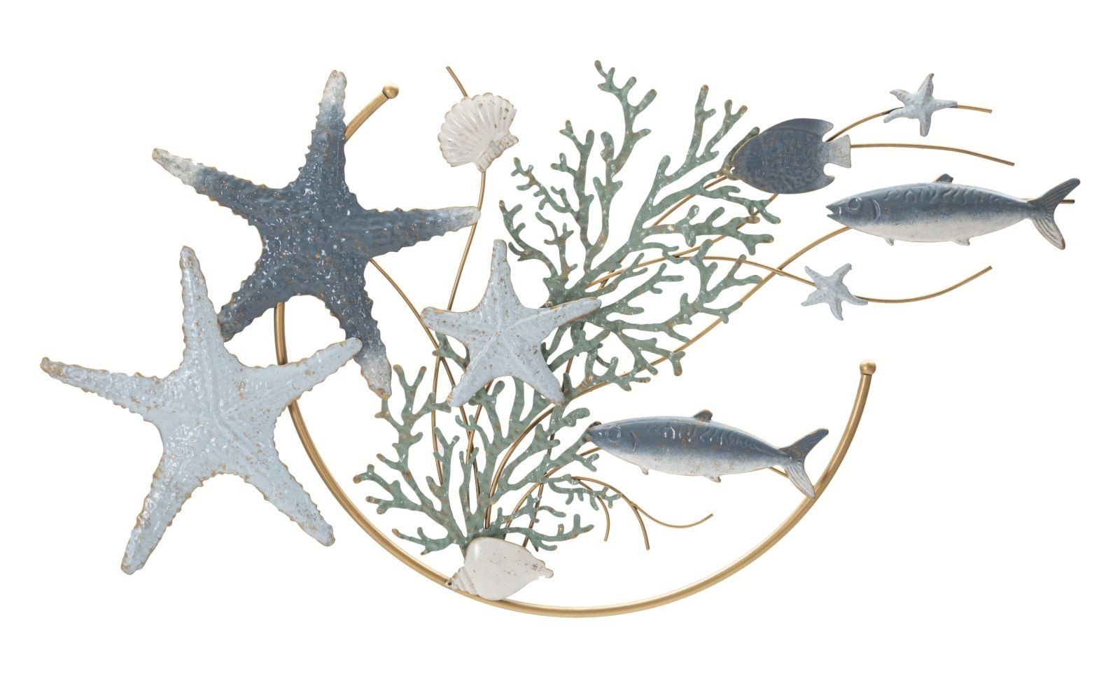Stijlvol ijzer wandpaneel Sea Star – Industrieel design van Mauro Ferretti