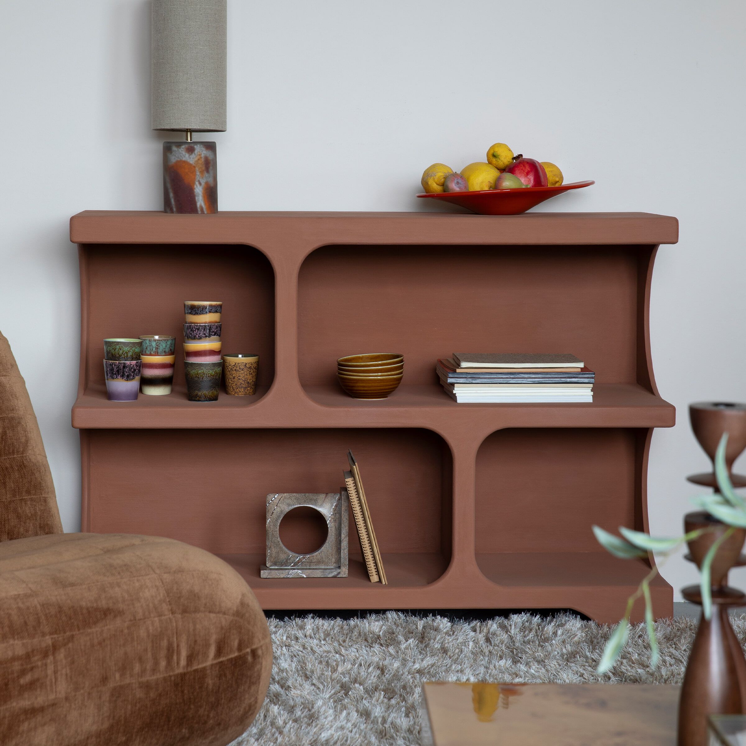 Stijlvol Terra Wandrek Dundee van Dutchbone – 120 cm Praktisch Opbergwonder