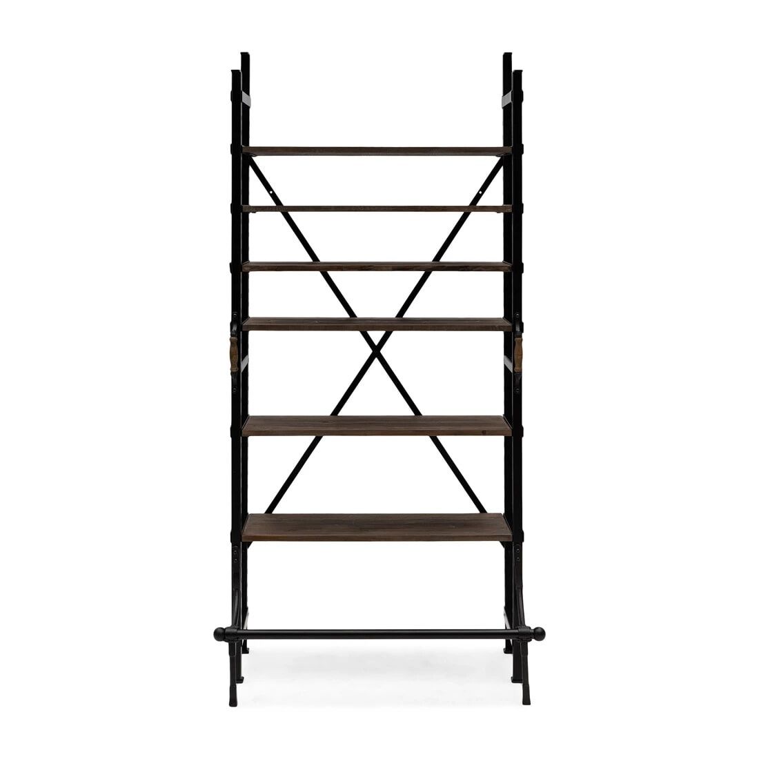Stijlvol wandrek Bowery van Rivièra Maison – natuurlijke houten look en robuuste metalaccenten