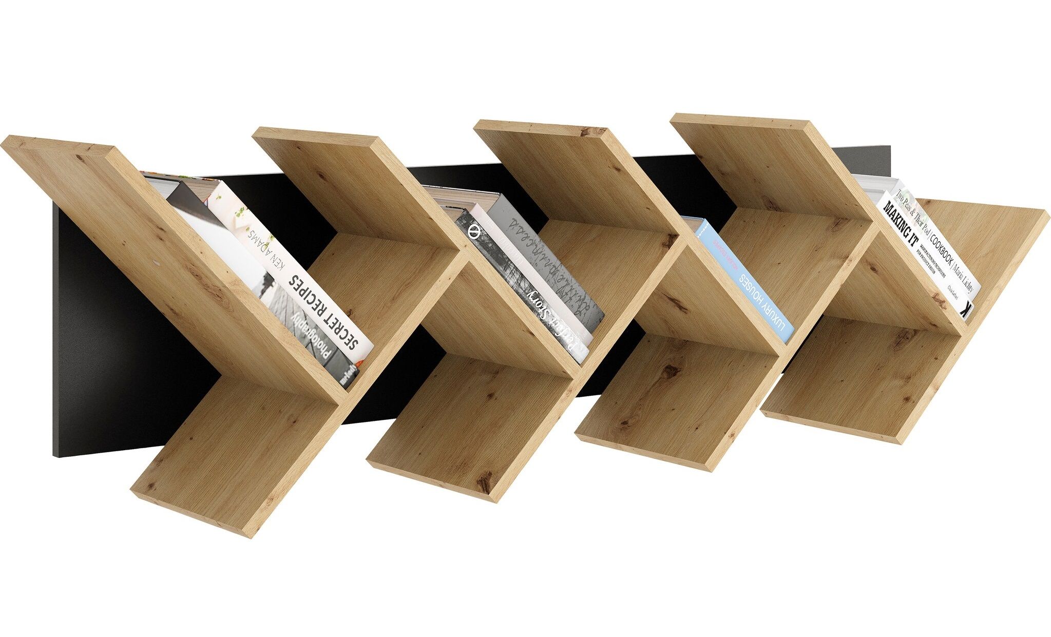 Stijlvol wandrek Buchen 28 cm – artisan eiken, duurzaam en praktisch