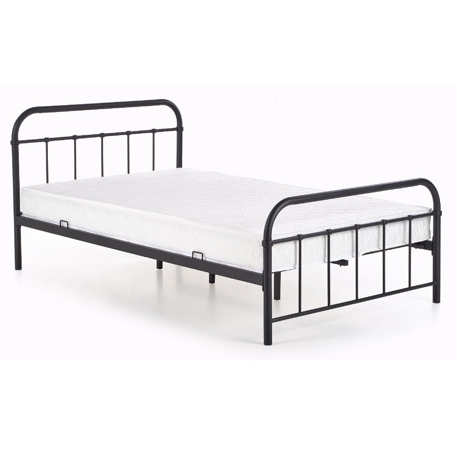 Stijlvol zwart bed Lina 120×200 cm van Home Style
