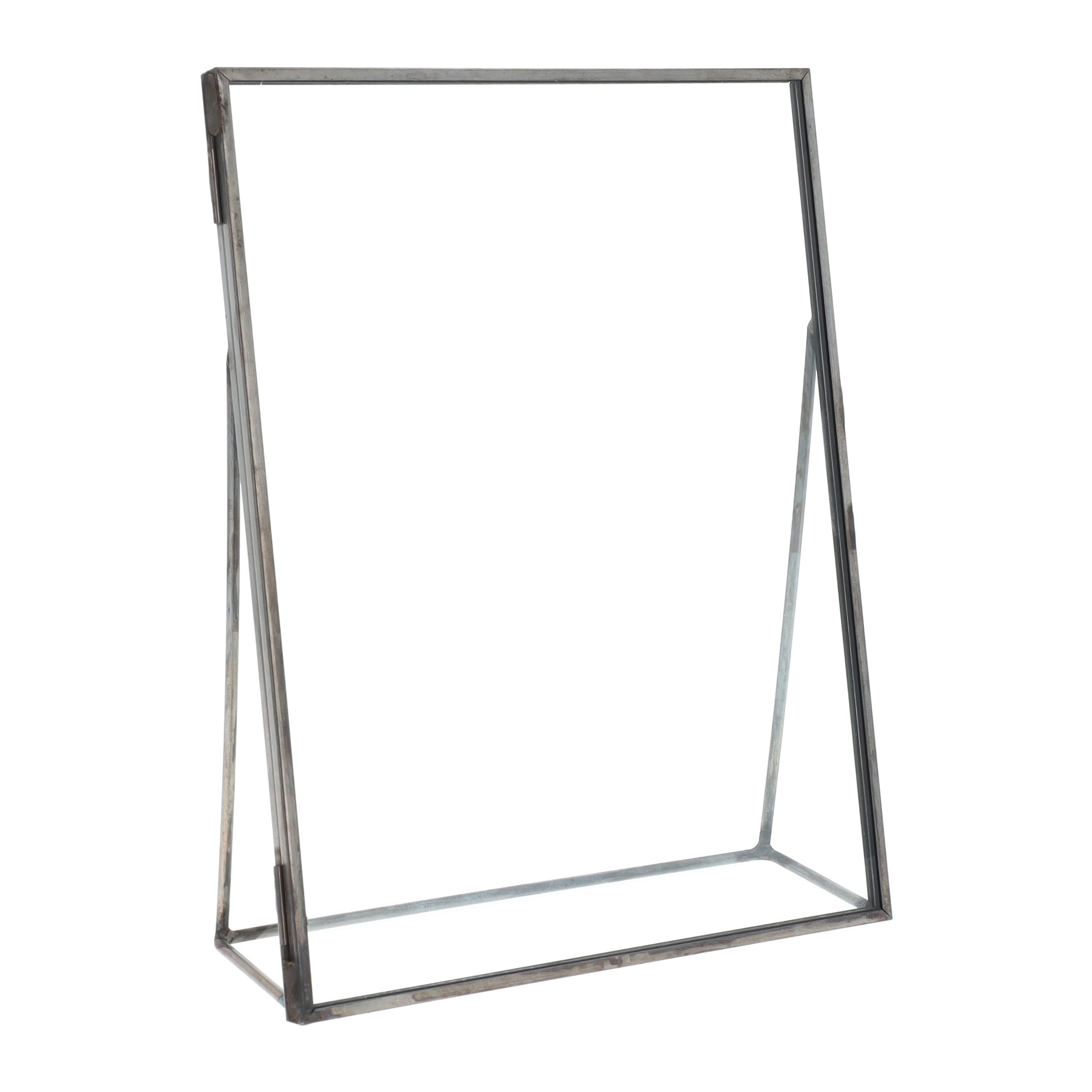 Stijlvolle antraciete fotolijst van QUVIO – modern metaal & glas