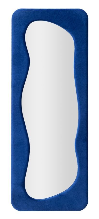Stijlvolle Blauwe Wandspiegel Theodor – 60 × 160 cm