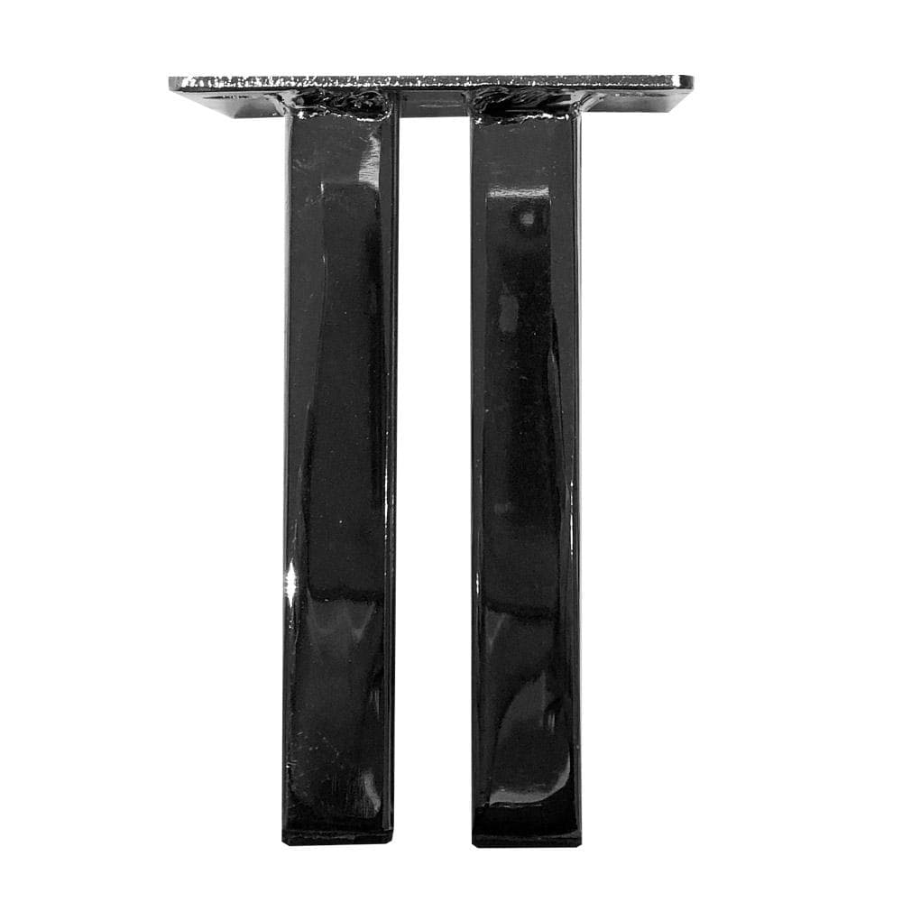 Stijlvolle chroom stalen meubelpoot – vierkant, 13 cm hoog