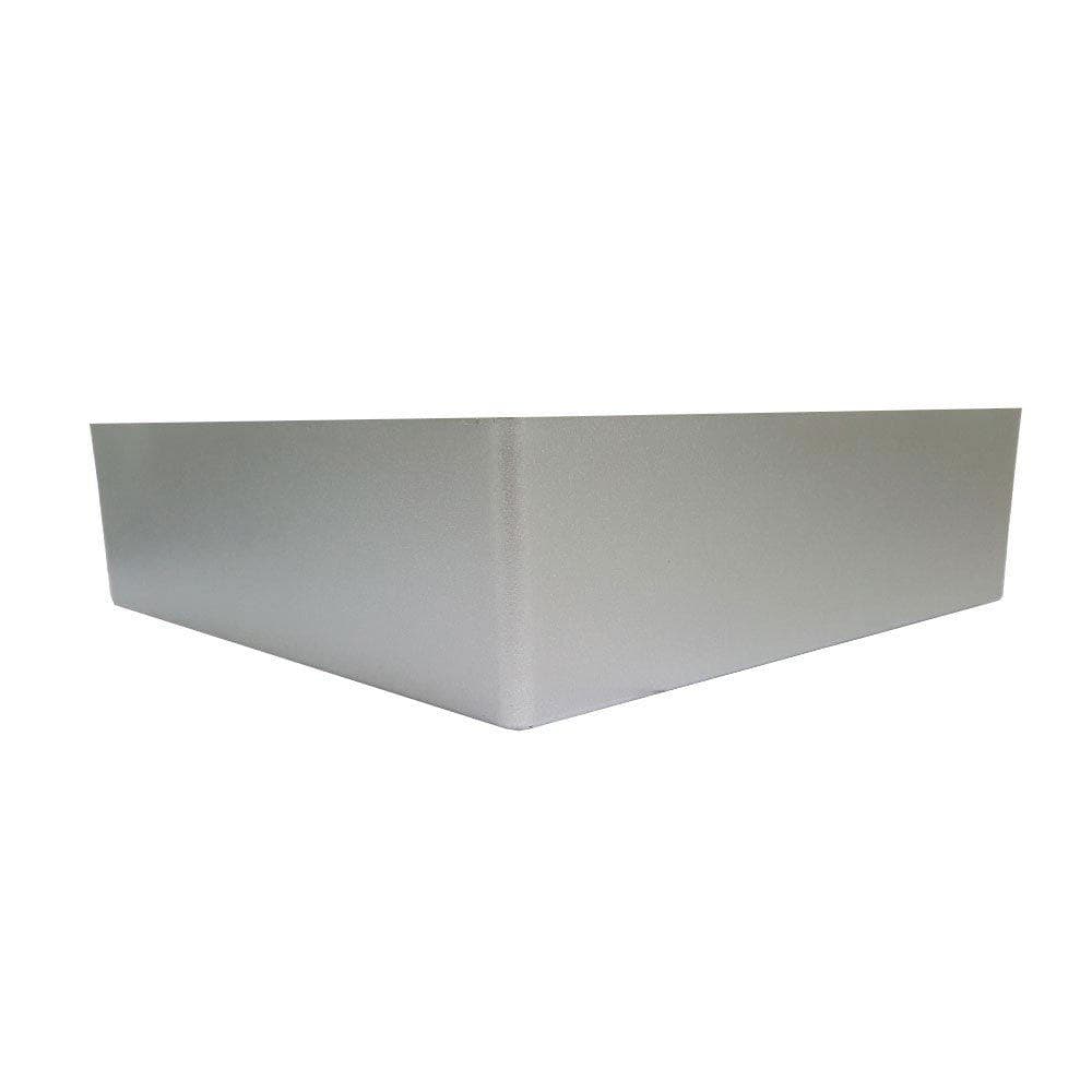 Stijlvolle Grijze Hoekmeubelpoot van Kunststof – 20×20 cm, 6 cm Hoog