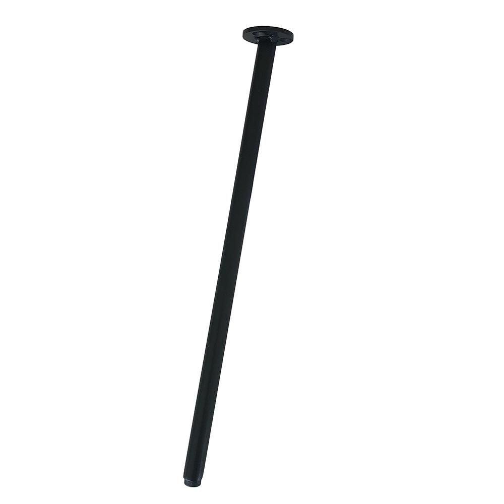 Stijlvolle grijze stalen schuine meubelpoot – 43 cm hoog, 1,6 cm diameter