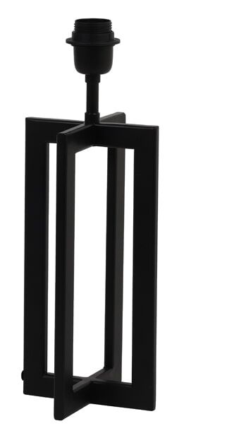 Stijlvolle Light & Living Mace Tafellamp 35 cm – Mat Zwart