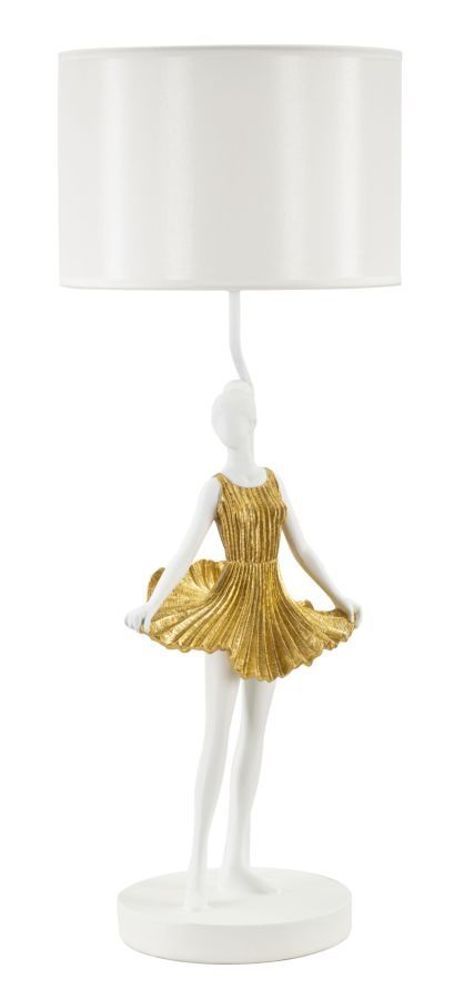 Stijlvolle tafellamp Dancer – Mauro Ferretti, Ø 32 cm × 90,5 cm