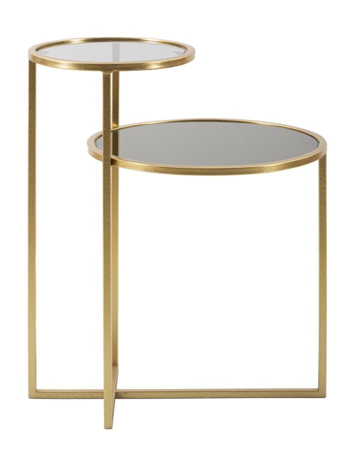 Stijlvolle twee‑niveaus salontafel van Mauro Ferretti – compact design voor elke woonkamer