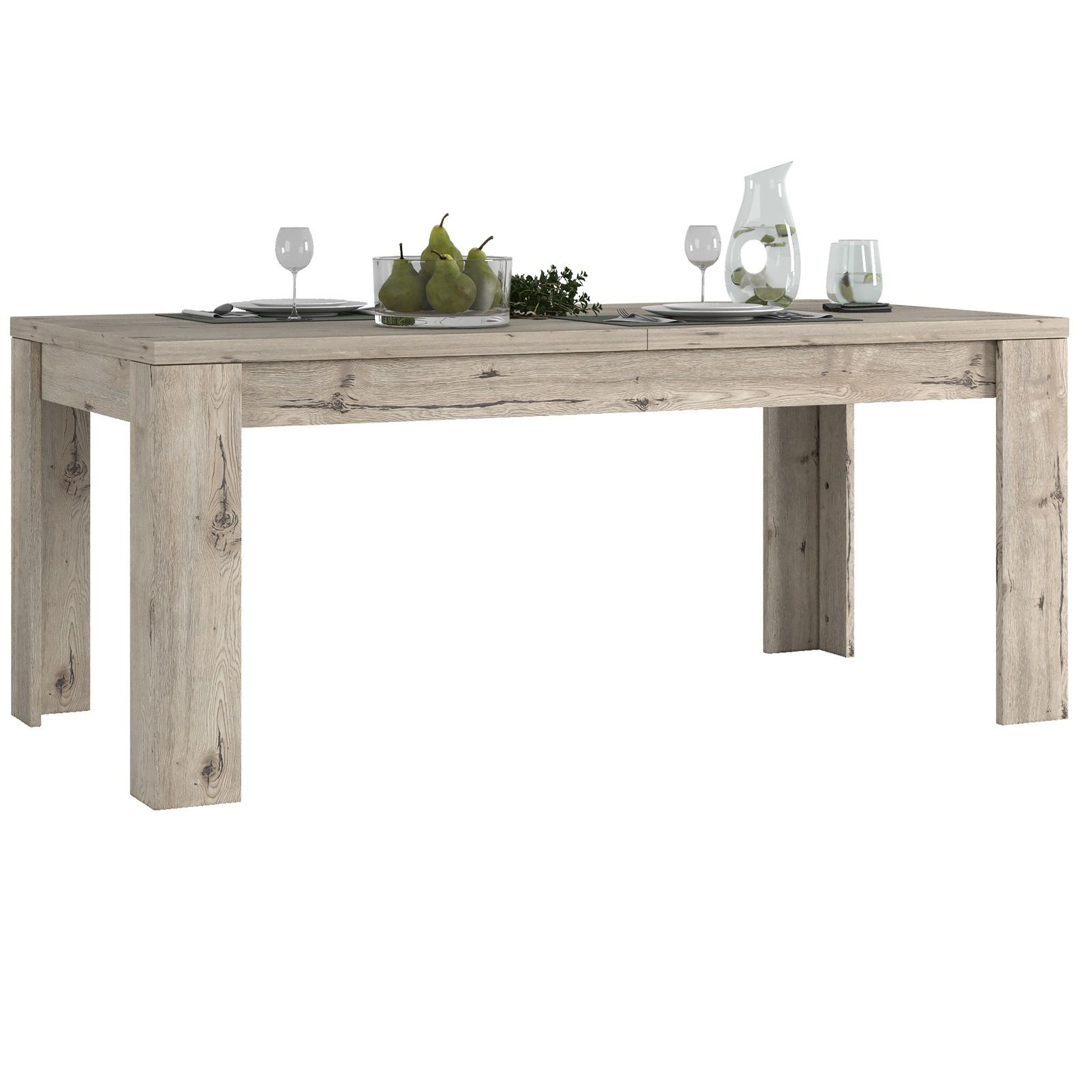 Stijlvolle uitschuifbare eettafel Forest – 180 cm tot 225 cm