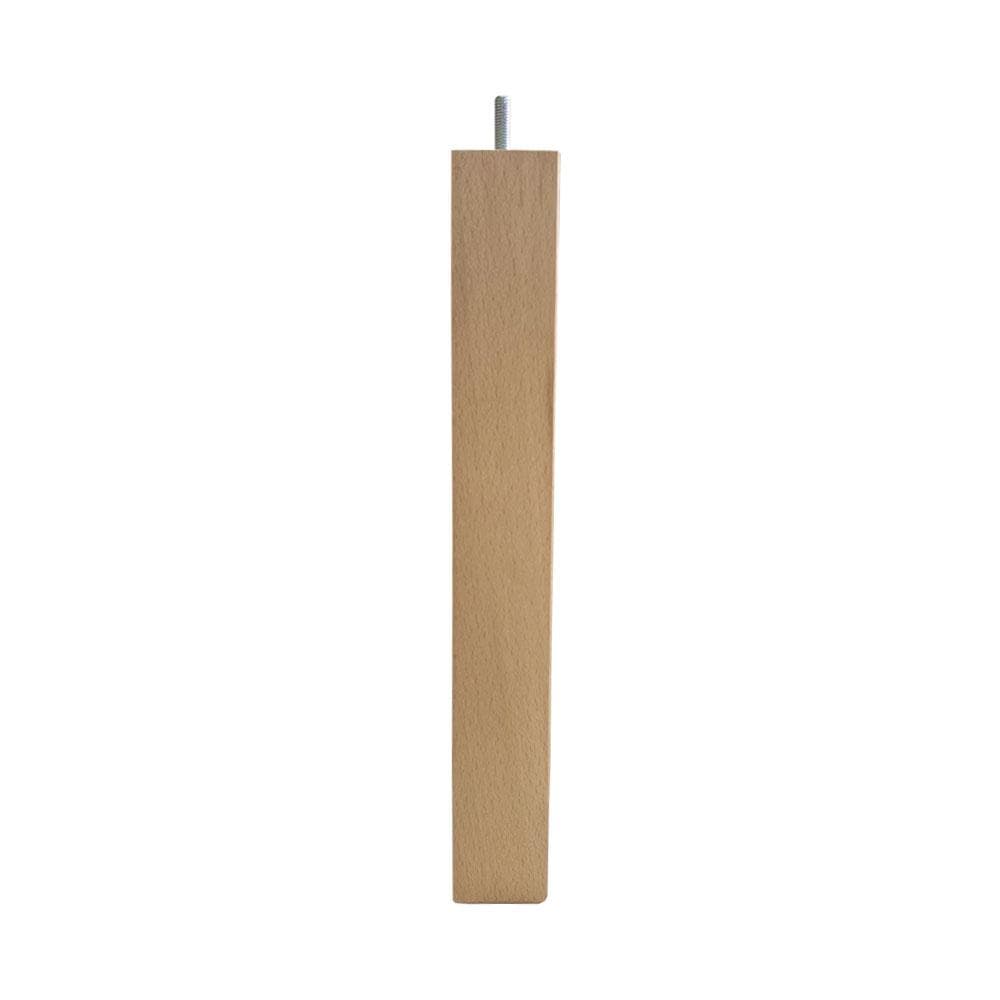 Stijlvolle vierkante meubelpoot 5 × 5 cm – Massief hout, 36 cm (M8)