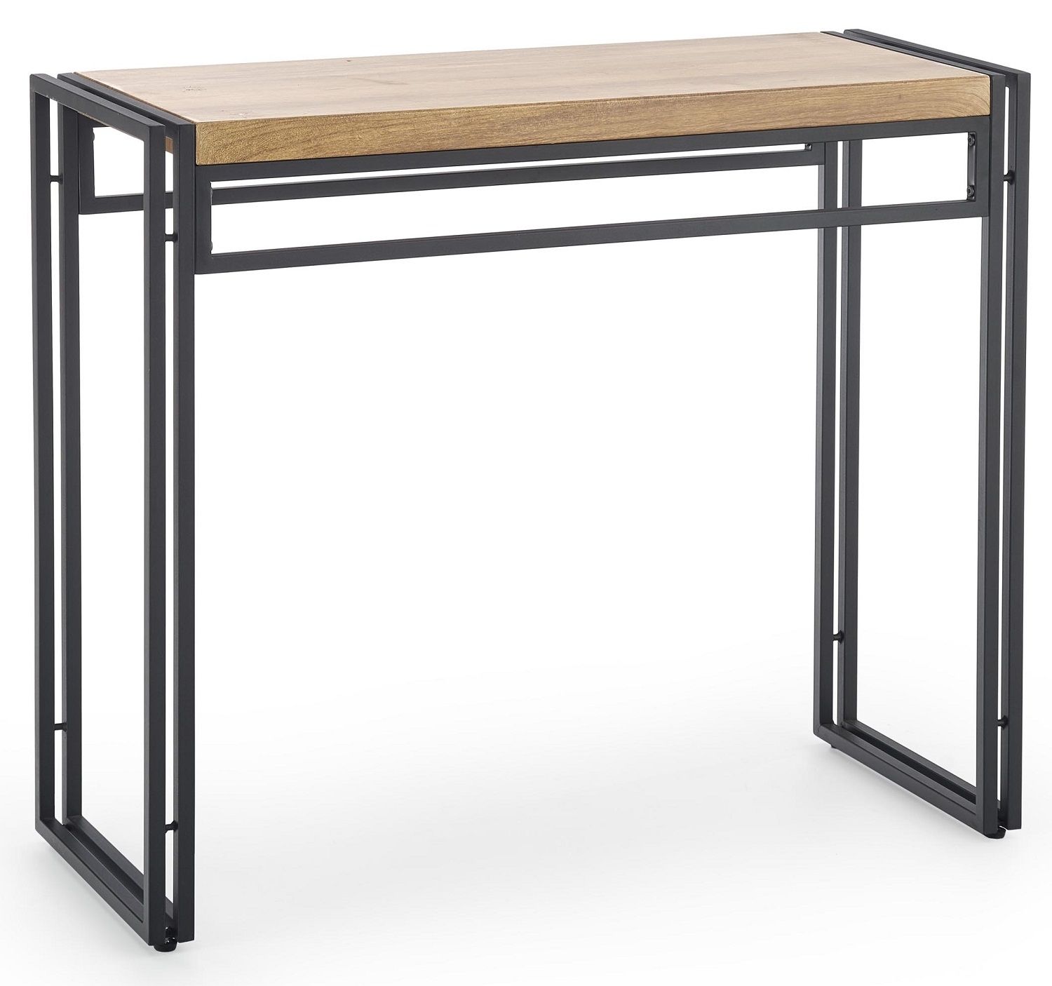 Stijlvolle Wandtafel Bolivar – 90 cm in Goud Eiken