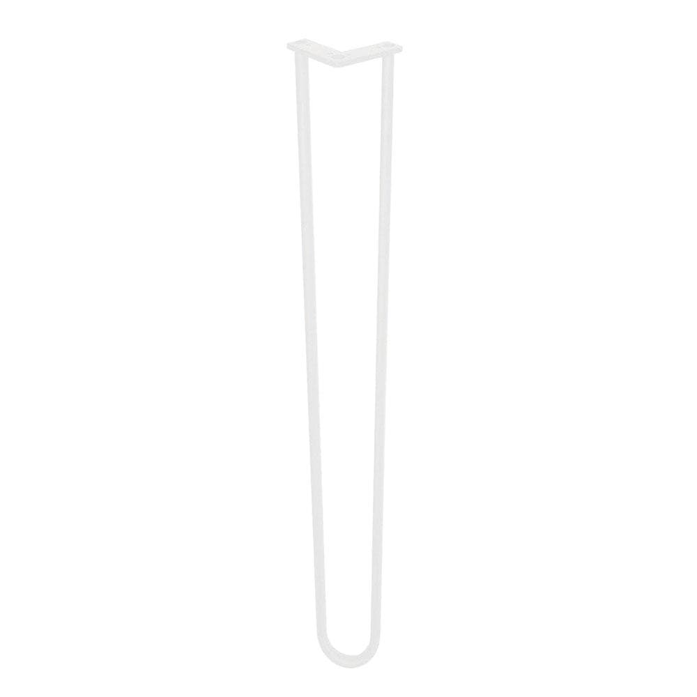 Stijlvolle witte hairpin meubelpoten van 105 cm – modern, sterk & minimalistisch