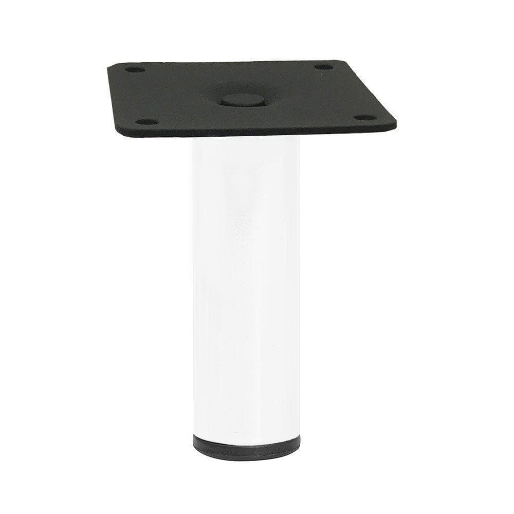 Stijlvolle Witte Stalen Meubelpoten – 10 cm Hoog, Ø 3 cm – Furniture Legs Europe